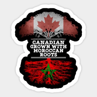 Canadian Grown With Moroccan Roots - Gift for Moroccan With Roots From Morocco Sticker